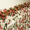 Flower Garland Rose Vines, 5 Strands 41Ft Flowers Vines for Bedroom, Rose Flower Garland Decoration, Pink Rose Floral Garland for Room Table Birthday Wedding Party Garden Wall Decor